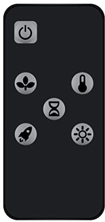 VINABTY Replace Remote Control fit for Masterflame/Flamelux Genova Corner Electric Firebox Indoor Fireplace TED25 G3 & TED28 BC