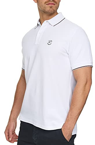 Indicode Herren Wallo Zeitloses Poloshirt aus 100% Baumwolle mit Polokragen | Klassisches Herrenshirt aus weicher Baumwolle, Polohemd, Kurzarmhemd, Sommershirt, Freizeitshirt, Baumwollshirt für Männer