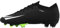 Tacos de fútbol para hombre y mujer, zapatos de fútbol para niños, zapatos de entrenamiento profesionales FG, Negro -, 6 Narrow Women/5 Narrow Men