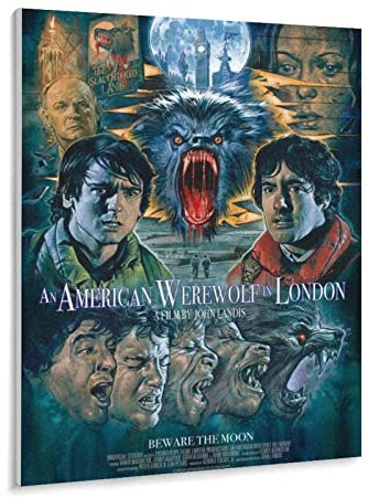 Jigsaw Puzzle 1000 Pieces Horror Movie An American Werewolf In London Posters Paper Adult Toys Decompression Game(50x70cm)-z155p