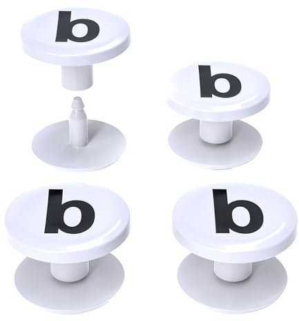 4er-Pack Ersatzknöpfe mit B für Bogg Bag Griff Gurt Kompatibel mit Bogg Bag Beach Tote Griffe Fixieren Sie Ihren Bogg Bag Griff schnell und einfach mit Ersatznieten