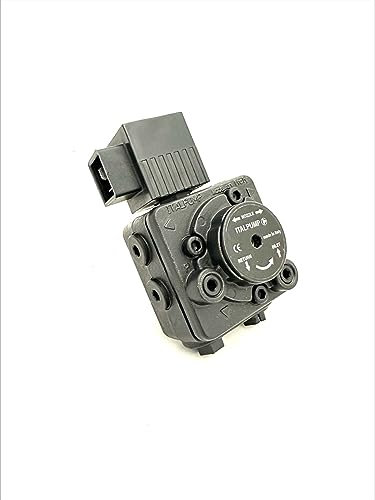 Pompa per Bruciatori Gasolio Italpump GBE1R911F220 45 Litri/Ora con Elettrovalvola 220 Volt Rotazione Oraria (Guardando dal Mozzo Pompa)