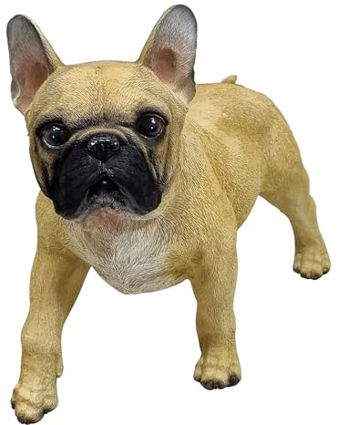 Fachhandel Plus DEKOFIGUR französische Bulldogge Monti Tierfigur Hund stehend lebensecht