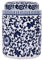 XINGYAN Jarrón de jengibre chino tradicional tradicional chino de porcelana china con tapa, diseño chino chino chino, chino-iserie (ramas)