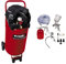 Einhell Compresseur TC-AC 190/24/8 (1500 W, Puissance d'aspiration 165 l/mn, Pression maximale 8 bar, Débit d'air 0, 4, 7 bar : 110 l/m, 75 l/m, 55 l/m, Capacité de la cuve: 24 L)