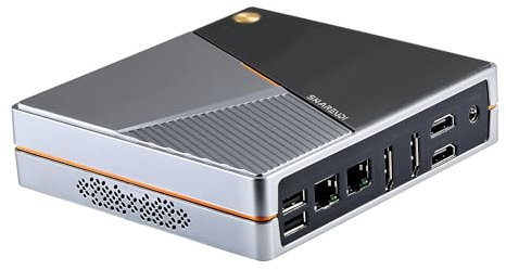 Sharevdi Mini PC, 12th In-tel N100 Prozessor (bis zu 3.4GHz) 4C/4T Mini Desktop PC 16G DDR5 500GB SSD, Triple Display 4K UHD HD/Wi-Fi6/BT5.2/RJ45/WOL/Auto Power On