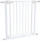 ALMAR Baby Barrera de Seguridad 75-82cm Blanco | Facil Montaje sin Tornillos para Puertas, Pasillos o Escalera para Niños o Mascotas | Valla Blanca con Sitema de Cierre Automático Giro Ambos Lados