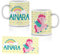 Taza de plástico personalizada. Ideal para el colegio y la guardería. VUELA AL COLE. Regalos Personalizados. Diferentes Modelos a Elegir (Unicornio)