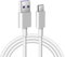 NoveltyThunder Compatible For iPhone 16 Pro Max Plus USB C Cable Type C Fast Charger Data Lead Charging USB Cable (White, 50 CM)