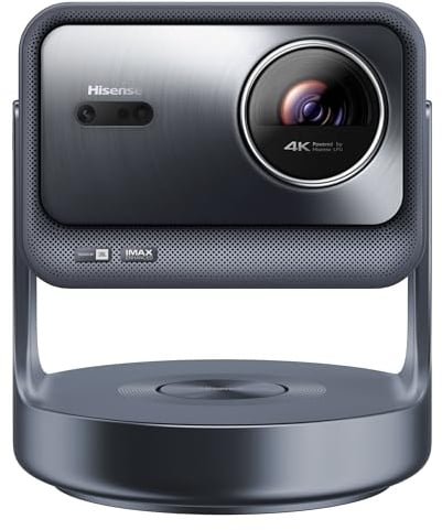 Hisense C2 Ultra, Triple Laser Smart Portable Projector, 4K UHD, 3,000 Lumens, 65” – 300”, Dolby Vision, IMAX Enhanced, Sound by JBL, Netflix Included, Designed for Xbox, Optical Zoom