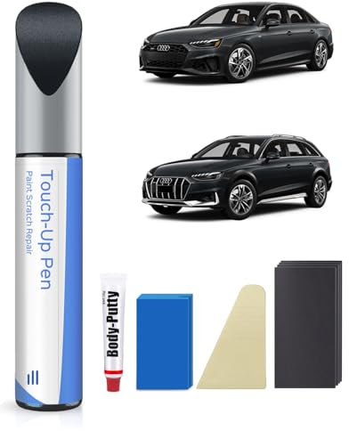 PARTS4EV LX5H/2D Navarra - Kit de pintura de retoque azul metalizado, coincidencia exacta para Audi, reparación de arañazos y desconchados