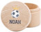 wunderwunsch® - Milchzahndose personalisiert aus Holz mit kinderfreundlichem UV-Druck - Zahndose Milchzähne als Erinnerung an die ersten Zähnchen (Fußball)