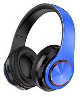 Auriculares Bluetooth genéricos de la marca, 32 ohmios, Bluetooth hasta 10 metros, 8 horas de autonomía (azul)