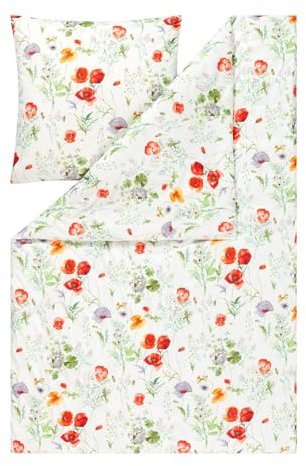 Estella Mako Interlock Jersey Bettwäsche Mireille Multicolor 1 Bettbezug 155 x 220 cm + 1 Kissenbezug 80 x 80 cm