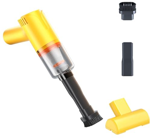 HOOLRZI Handheld Vacuum USB Rechargeable Car Carpet Cleaner Light Weight Portable Trash Garbage Remover Cleaning Car Dry Wet Use