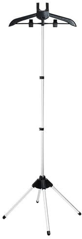 Lexsyn Perchas para De Vapor, Soporte De Planchado Vertical, Percha Plegable, Rejilla De Vapor Plegable para Ropa Portátil Soporte De Hierro De Vapor Soporte para Accesorios De Planchado A Vapor