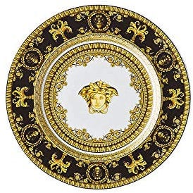 VERSACE I LOVE BAROQUE NERO PIATTO 18 CM