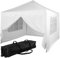 INSTENT Pavillon 3 x 3 m Basic wasserdicht UV Schutz 50+, 4 Seitenteile, Farbwahl, weiß