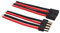 OliYin 2 Paires Traxxas TRX Câble de Connecteurs Mâle Femelle avec 12awg 10cm Fil Slicone pour RC LiPo Batterie FPV Turnigy/Zippy (Pack de 2)