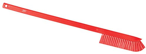 Vikan Ultra Slim Brush, Regenerated Polypropylene Block, Red, One Size 41974