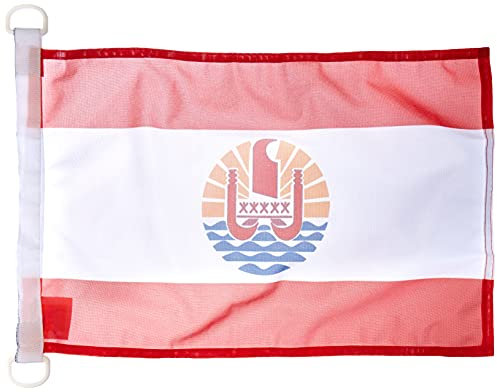 AZ FLAG YS_236 Bandiera di Padiglione Nautico Polinesia Francese, 45 x 30 cm