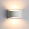 Pheashine Wandleuchte Innen, 7 W Gips LED Moderne Wandleuchten,Warmweiß Dekorative Innenwandlampe für Wohnzimmer, Schlafzimmer, Korridor, Treppe, Weg (G9 LED Leuchtmittel inklusive) (warmes Licht)