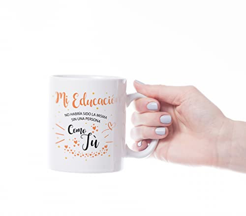 Taza Personalizada Mi Educación| Regalos Personalizados | Regalos para Profesores