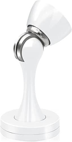 Magnetic Door Stop, White Magnetic Door Stopper Stainless Steel Magnetic Door Holder Catch Heavy Duty Magnetic Door Stops Wall Floor Door Stoppers for Skirtings, Outdoor