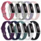 Wizvv 10 Farben Armband kompatibel mit Fitbit Luxe Tracker, verstellbare Silikon-Sport-Ersatzarmbänder, für Luxe Smart Watch für Mädchen, Frauen, kleines Handgelenk