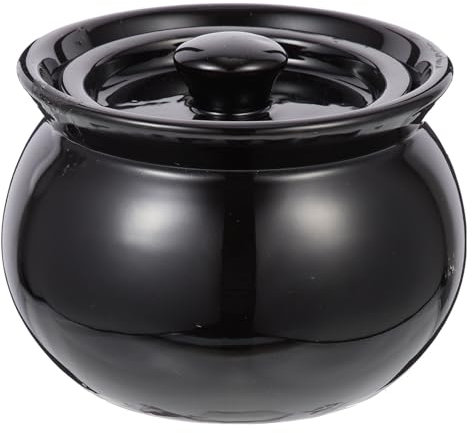 Happyyami Pentola da cucina in per zuppa di cetriolo, ciotola per zuppa di vapore, coperchio per la fermentazione, ciotole per zuppe di cipolle cinesi, pentole in pietra coreane, posate