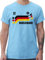 T-Shirt Herren - 2026 Fussball WM Fanartikel - Deutschland Trikot mit Name und Nummer Germany - S - Hellblau - Deutschland-t-Shirt em Tshirt 2024 fußball German Shirt Bedruckt fußball-Fanartikel