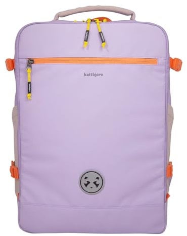Kattbjørn Light Rucksack Purple Power - ergonomischer Schulrucksack 20l Laptopfach Schultasche Lila
