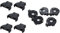 Lot de 5 supports de piles au lithium CR2032 et 5 supports de piles bouton CR2016 2025 2032