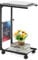 Nandae Adjustable Side Table, Side Laptop Tables with Wheels,Slide Under Sofa Table with Storage Mesh Basket,C End Coffee Desk for Living Room and Bedroom