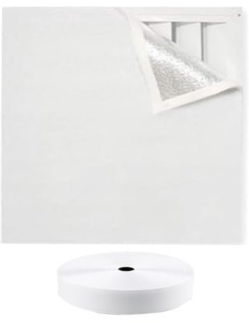 Attic Fan Shutter Cover, Vent Ceiling Insulation Cover, Extractor Fan Back Draught Shutter, Easy to Install, Long Lasting, 129 x 95 - 129 cm, M / L for Home