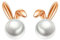 Ohrringe Ostern Damen, Perlen-Hasen-Ohrringe, Osterohrringe, Niedlich Kaninchen Perle Ohrstecker, Hasen Ohrstecker, Osterhasen Ohrringe, Osterdekoration Schmuck Für Frauen Und Mädchen (C)