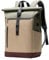 Inateck RollTop Rucksack Herren Damen 25L-30L Fahrradrucksack Schulrucksack für Uni Freizeit Job Sport Reisen, Stylische Tagesrucksack mit 17 Zoll Laptopfach, Khaki