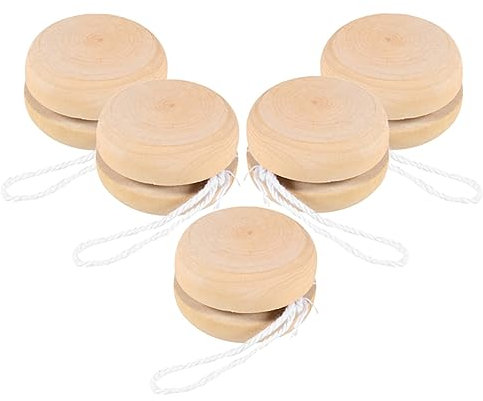 DIYEAH 10 Sätze Graffiti Ornamente Anfänger Yo Trick Party Kleinkinder Farbe Für Ball Bemalt DIY Kognitives Holzspielzeug Kinderspielzeug Handbemaltes 5 Stück * 10