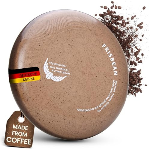 Kindskopf Frisbean – 100% Nachhaltige Frisbee Scheibe aus Kaffeesatz & recyceltem Kunststoff – Ultimate Frisbee 175g Wurfscheibe für Profis & Familien – Deutsche Innovation