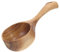 Mikinona Cucharón de Madera Natural para Sauna Herramienta Ergonómica y Duradera para Bañeras Sauna de Usar Práctico y Resistente