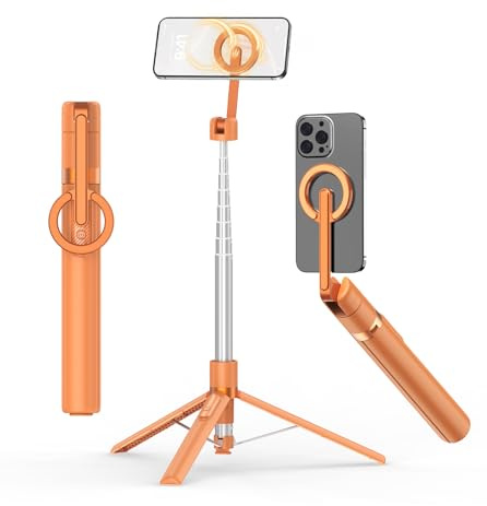 TONEOF 173cm Trípode para Movil Magnetico Palo Selfie Aluminio para MagSafe