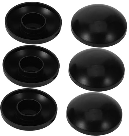 YARNOW 6 Trampolinstangenkappen aus Langlebigem Gummi Trampolin Endkappen zum Befestigen des Sicherheitsnetzes Trampolin Zubehör für Reparatur und Installation