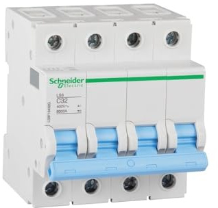 Interruttore Magnetotermico Interruttore Automatico Quadripolare In Aria LS8 4P C10A 16A 20A 25A 32A 40A 63A 6kA LS8F18432G LS8F18416G(2A)