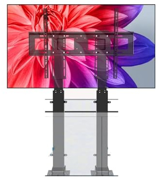 Soporte De TV para Techo, Adecuado para Televisores De 55 A 120 Pulgadas, Soporte De TV Multifuncional De Piso Resistente con Control Remoto Y Función De Memoria(1205-2705mm 55-120in TV)