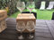 4 VERRES BUSH 33CL HT. 19cm