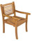 SAM Akazien-Gartenstuhl Cordoba, FSC® 100% Massiv mit Armlehnen, gemütlicher Garten-Sessel für Garten, Terrasse, Balkon
