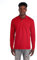 Jerzees Men's Spot Shield Long Sleeve Polo Sport Shirt, True Red, XXL
