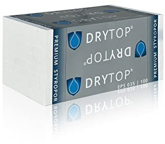 Styropor Dämmplatten EPS DEO 035 dm | 80 mm - 100 kPa Farbe: weiss (1 Paket Styroporplatten INHALT: 3 m²) - sicherer Versand Ihrer Bestellung durch passgenaue 2-wellige Versandkartons