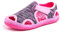 Hitmars Sandali Bambina Bambino Unisex Estivi Sandali Bimba Bimbo Spiaggia Anti Scivolo Traspiranti Sportivi Scarpe da Corsa Rosa Viola Blu Grigio Verde EU 21-31 Rosa1 25