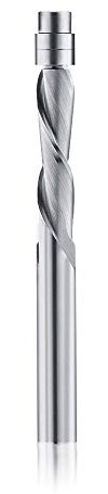 Spiral Flush-Trim Router Bits, Solid Carbide Flush Trim Router Bit 1/4-Inch Shank Spiral Flush Trim Down Cut from TACKPRO